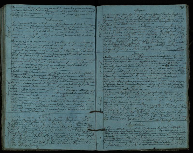 Pušaloto Romos katalikų parapijos bažnyčios 1819–1827 metų jungtuvių metrikų knyga