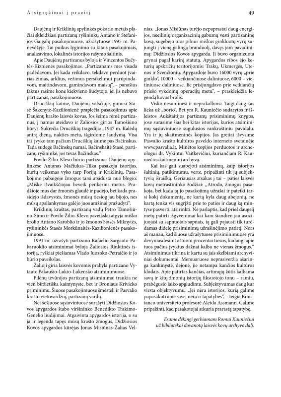 Šiaurietiški atsivėrimai : Pasvalio krašto istorijos ir kultūros žurnalas 2013, nr. 1 (34)