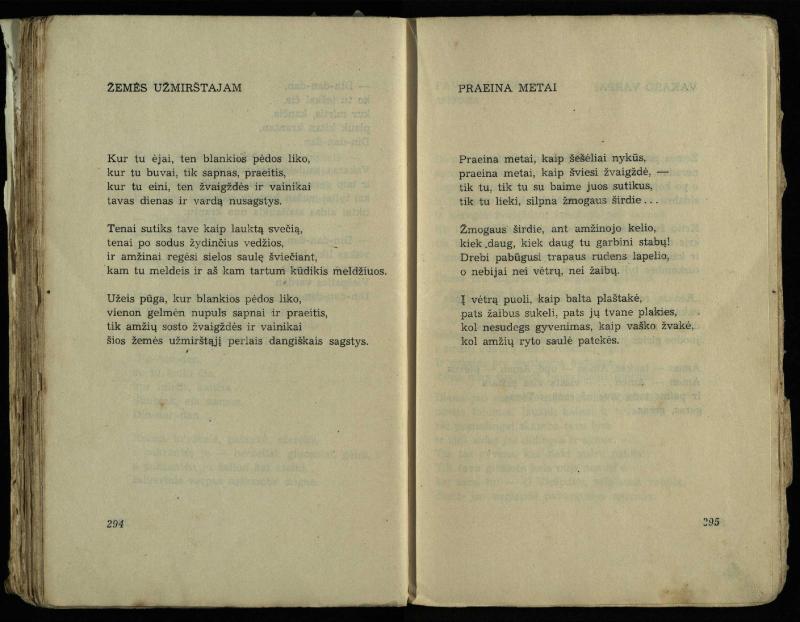 Per pasaulį keliauja žmogus : rinktinė poezija