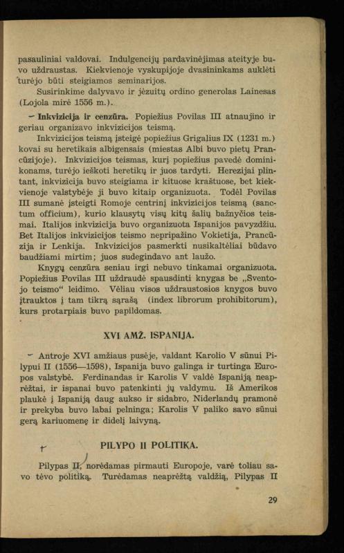 Naujųjų amžių istorija: vadovėlis vidurinėms mokykloms / K. Kliuksinas. – Kaunas: Sakalas, 1936. – 160 p.