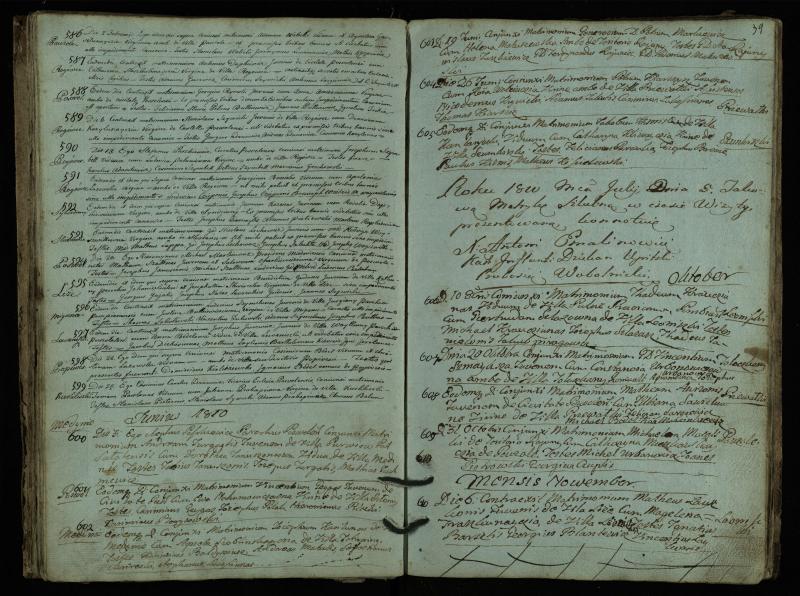 Pasvalio Romos katalikų parapijos bažnyčios 1793–1824 metų jungtuvių metrikų knyga