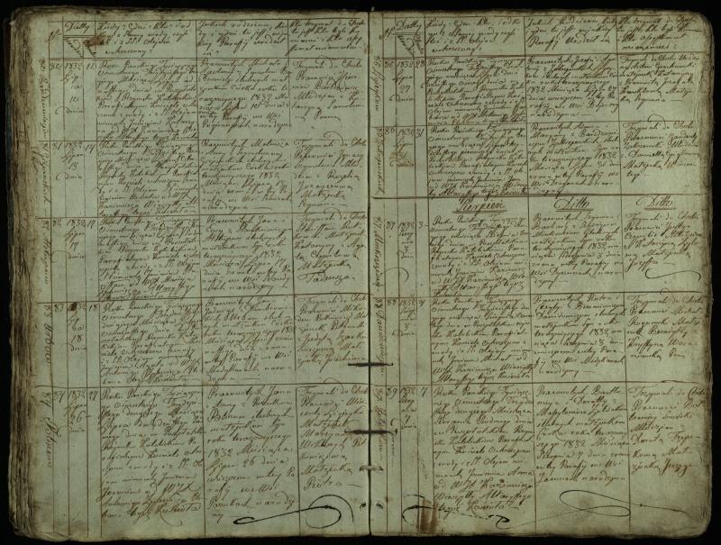 Pušaloto Romos katalikų parapijos bažnyčios 1828–1834 metų krikšto metrikų knyga