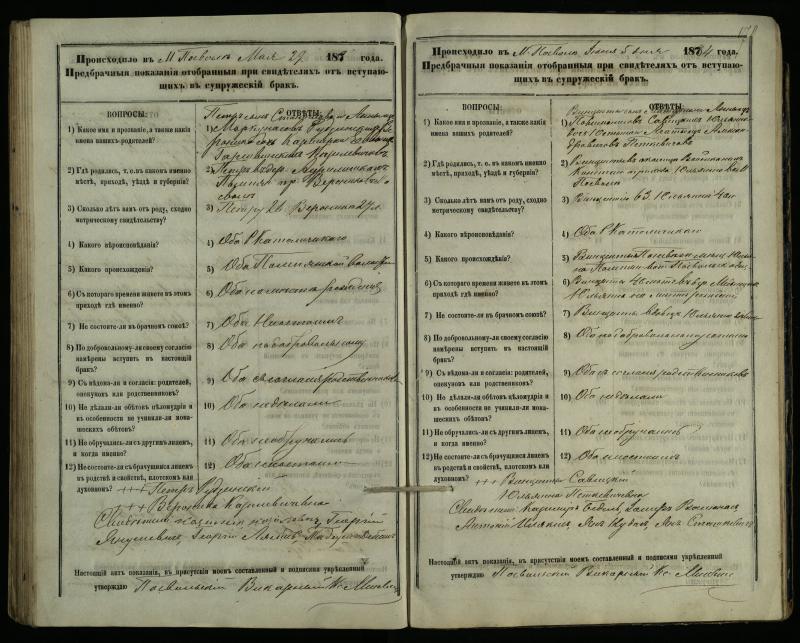 Pasvalio Romos katalikų parapijos bažnyčios 1876–1885 metų priešjungtuvinės apklausos knyga