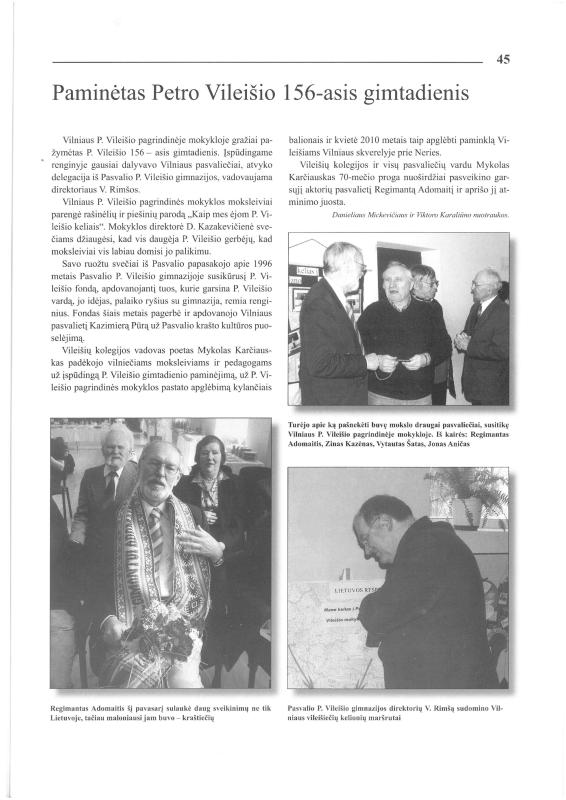 Šiaurietiški atsivėrimai : Pasvalio krašto istorijos ir kultūros žurnalas 2007, nr. 1 (22)