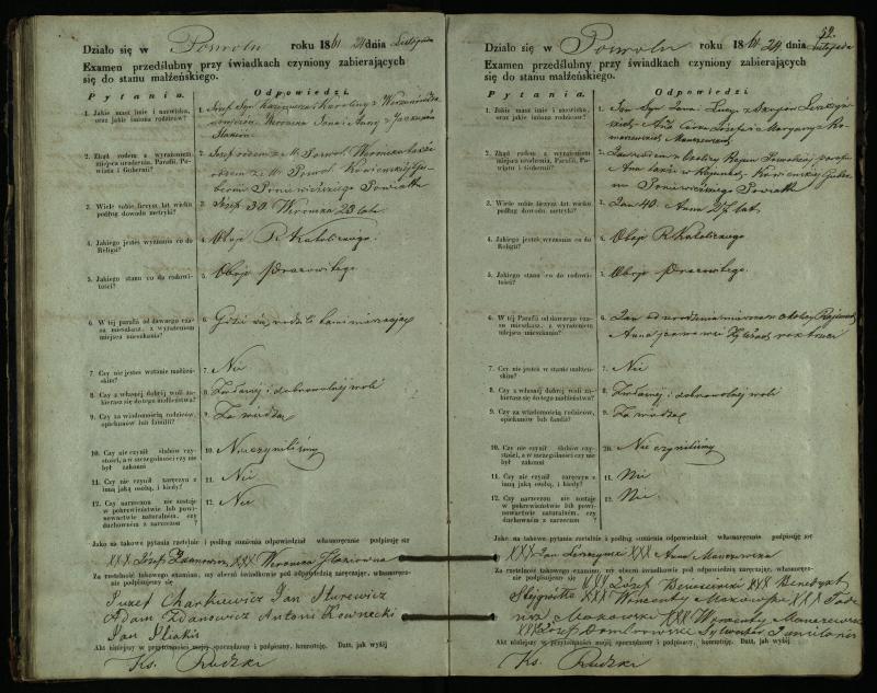 Pasvalio Romos katalikų parapijos bažnyčios 1859–1867 metų priešjungtuvinės apklausos knyga