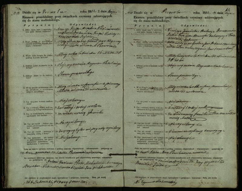 Pasvalio Romos katalikų parapijos bažnyčios 1859–1867 metų priešjungtuvinės apklausos knyga