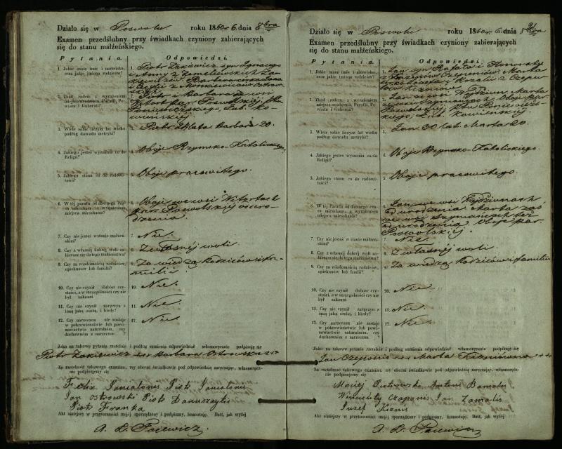 Pasvalio Romos katalikų parapijos bažnyčios 1859–1867 metų priešjungtuvinės apklausos knyga