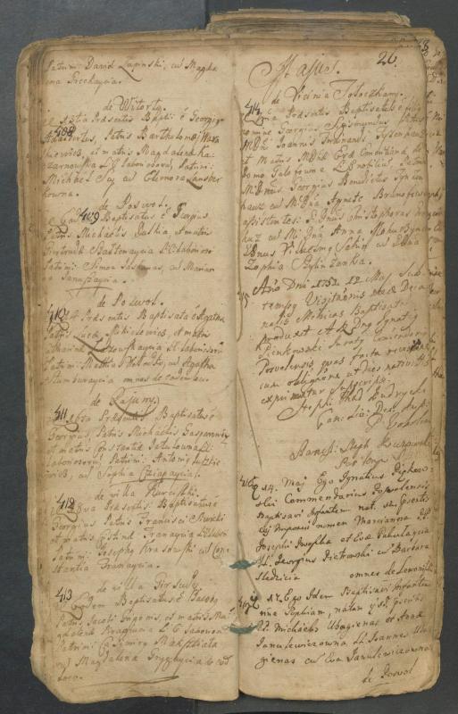 Pasvalio Romos katalikų parapijos bažnyčios 1749–1772 metų krikšto metrikų knyga