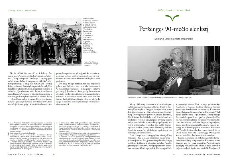 Šiaurietiški atsivėrimai : Pasvalio krašto istorijos ir kultūros žurnalas 2016, nr. 2 (41)
