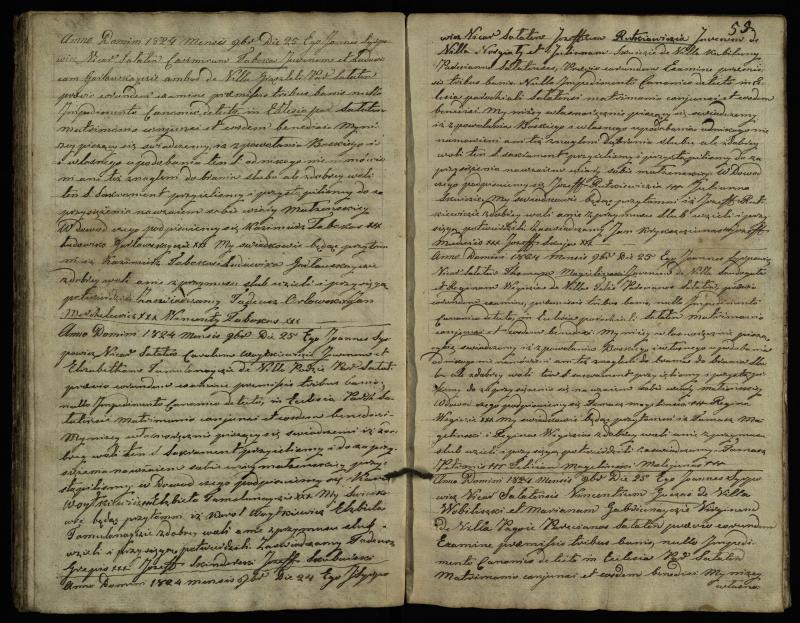 Saločių Romos katalikų parapijos bažnyčios 1819–1827 metų priešjungtuvinės apklausos knyga