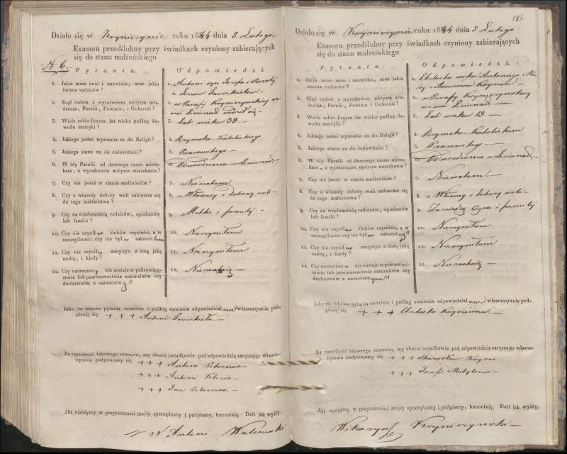 Krinčino Romos katalikų parapijos bažnyčios 1840–1844 metų priešjungtuvinės apklausos knyga