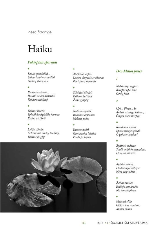 Šiaurietiški atsivėrimai : Pasvalio krašto istorijos ir kultūros žurnalas 2017, nr. 1 (42)
