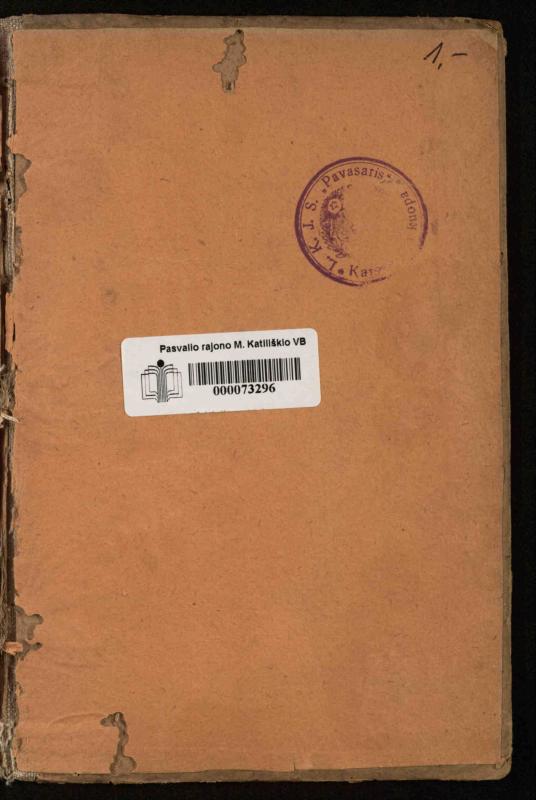 Daujėnai: eilės / A. Žalvarnio. – [S.l.]: [s.n.], 1910 (Kaunas: Saliamono Banaičio sp.). – 10 p.