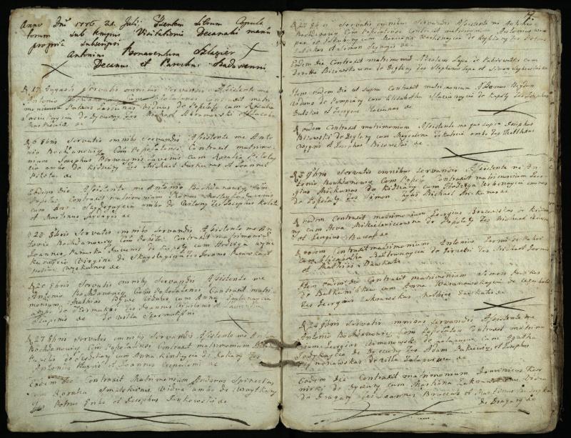 Pušaloto Romos katalikų parapijos bažnyčios 1772–1784 metų jungtuvių metrikų knyga