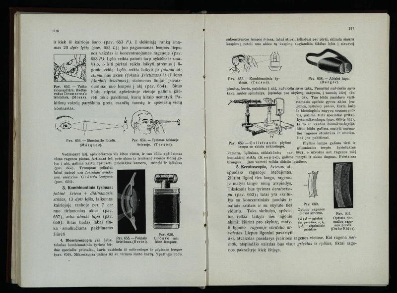 Akių ligų vadovas / Petras Avižonis. – Kaunas: Medicinos fakultetao leidinys, 1940. – VIII, 841, [2] p., 18 iliustr. lap.