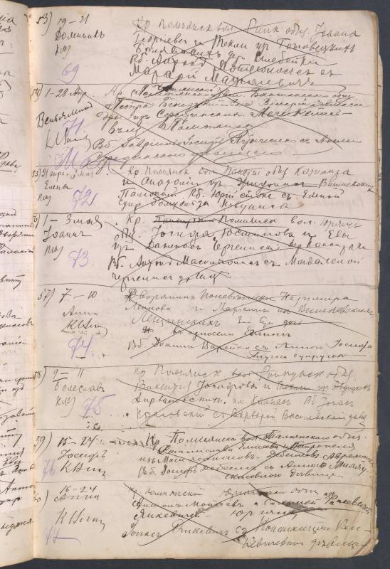 Pumpėnų Romos katalikų parapijos bažnyčios 1906–1917 metų krikšto metrikų juodraštis