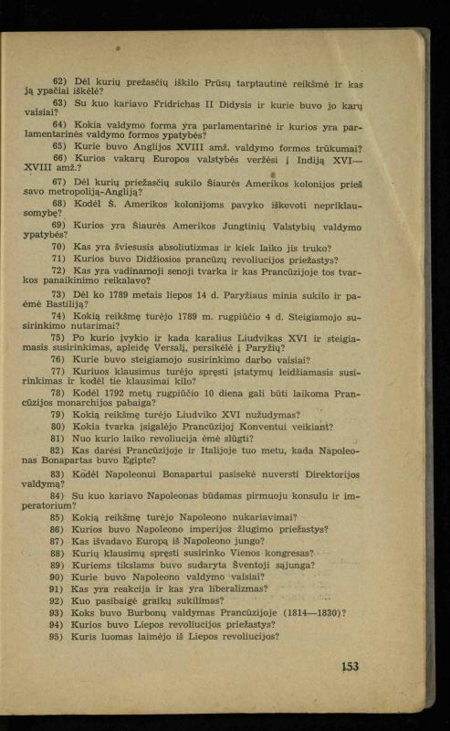 Naujųjų amžių istorija: vadovėlis vidurinėms mokykloms / K. Kliuksinas. – Kaunas: Sakalas, 1936. – 160 p.