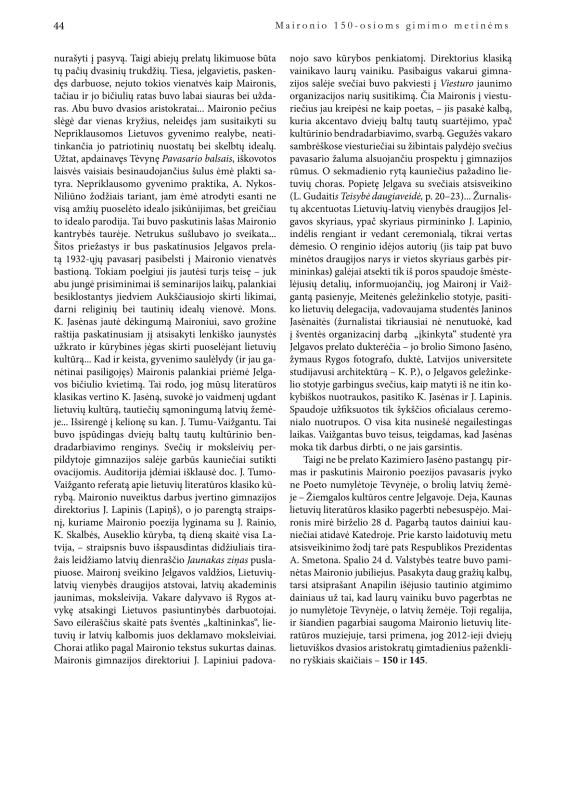 Šiaurietiški atsivėrimai : Pasvalio krašto istorijos ir kultūros žurnalas 2012, nr. 2 (33)