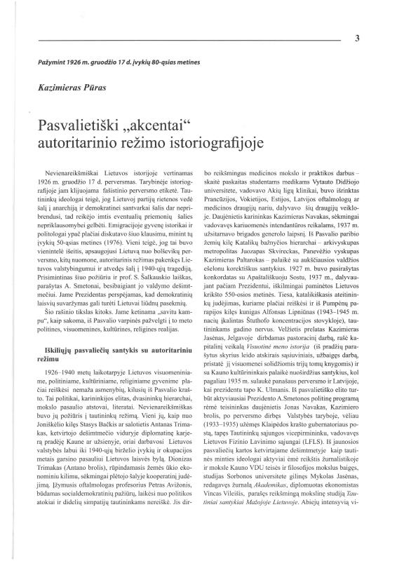 Šiaurietiški atsivėrimai : Pasvalio krašto istorijos ir kultūros žurnalas 2006, nr. 2 (21)