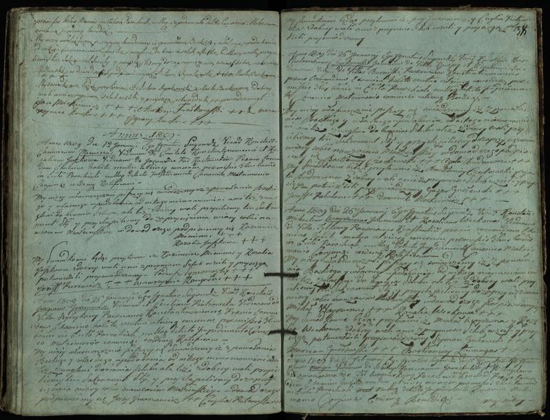 Vaškų (Konstantinavo) Romos katalikų parapijos bažnyčios 1804–1809 metų jungtuvių metrikų knyga