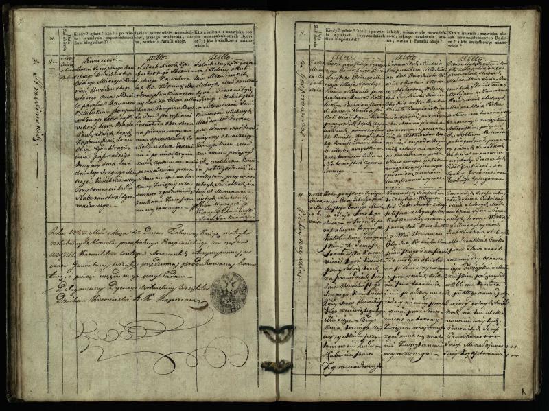 Pumpėnų Romos katalikų parapijos bažnyčios 1827–1836 metų jungtuvių metrikų knyga