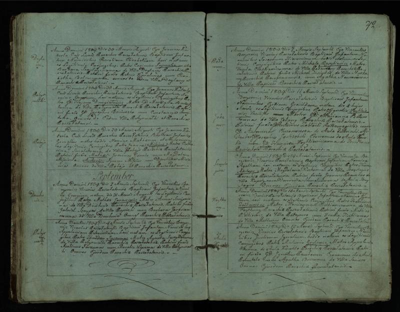 Pušaloto Romos katalikų parapijos bažnyčios 1802–1814 metų krikšto metrikų knyga