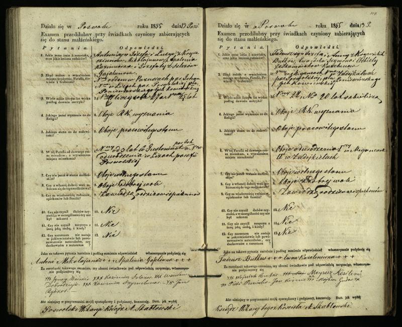 Pasvalio Romos katalikų parapijos bažnyčios 1849–1859 metų priešjungtuvinės apklausos knyga