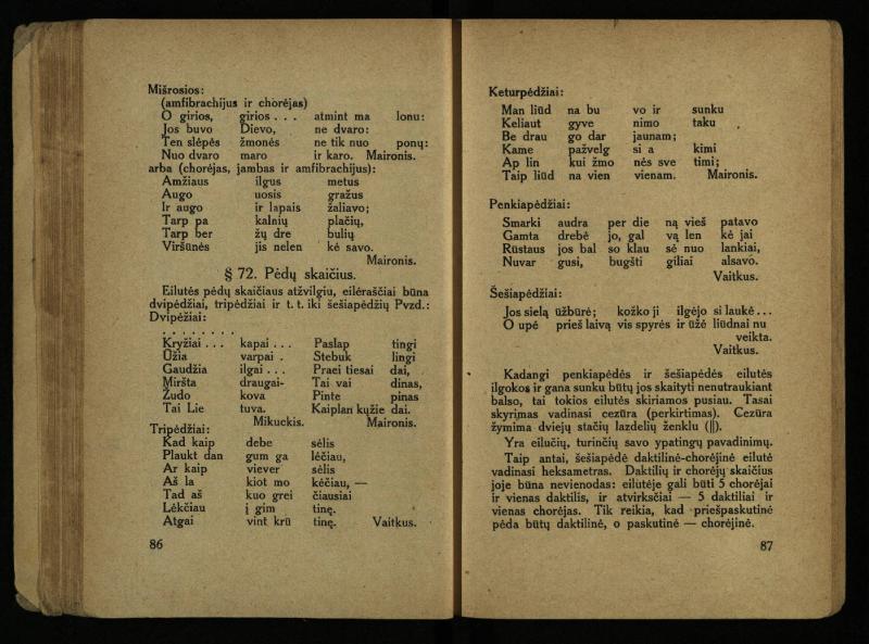 Literatūros teorija : vadovėlis aukštesniosioms mokykloms / K. Bizauskas. – 3 -ias leid. – Kaunas, 1922. – 199 p.