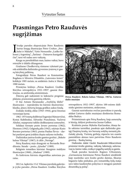 Šiaurietiški atsivėrimai : Pasvalio krašto istorijos ir kultūros žurnalas 2012, nr. 2 (33)