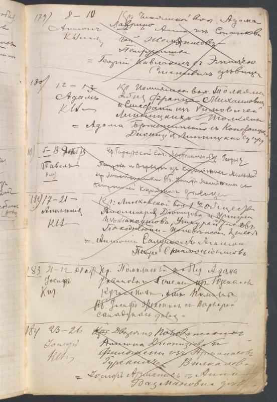 Pumpėnų Romos katalikų parapijos bažnyčios 1906–1917 metų krikšto metrikų juodraštis