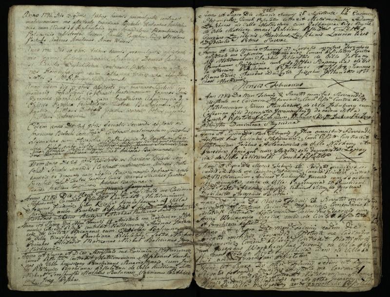 Pušaloto Romos katalikų parapijos bažnyčios 1772–1784 metų jungtuvių metrikų knyga