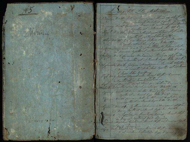 Pasvalio Romos katalikų parapijos bažnyčios 1819–1827 metų mirties metrikų knyga