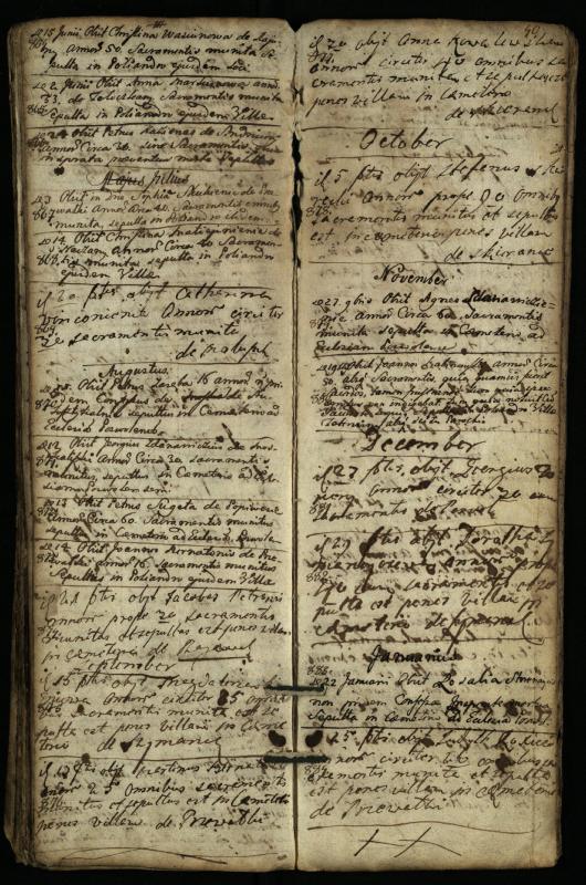 Pasvalio Romos katalikų parapijos bažnyčios 1744–1776 metų mirties metrikų knyga