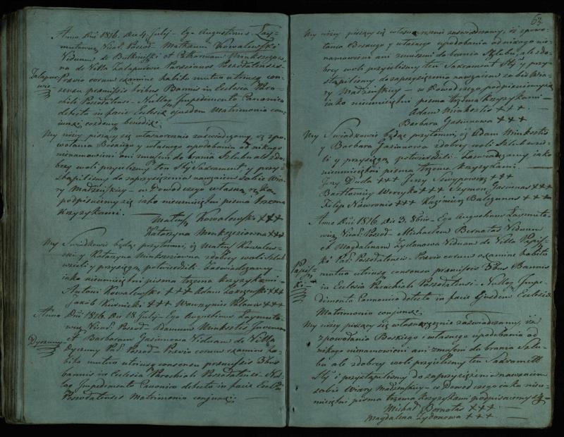 Pušaloto Romos katalikų parapijos bažnyčios 1810–1819 metų jungtuvių metrikų knyga