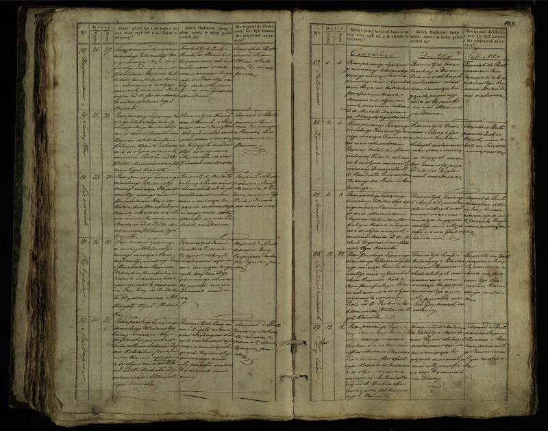 Pušaloto Romos katalikų parapijos bažnyčios 1835–1846 metų krikšto metrikų knyga