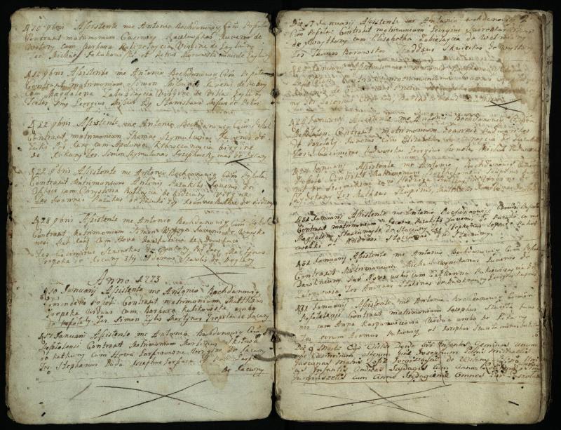 Pušaloto Romos katalikų parapijos bažnyčios 1772–1784 metų jungtuvių metrikų knyga