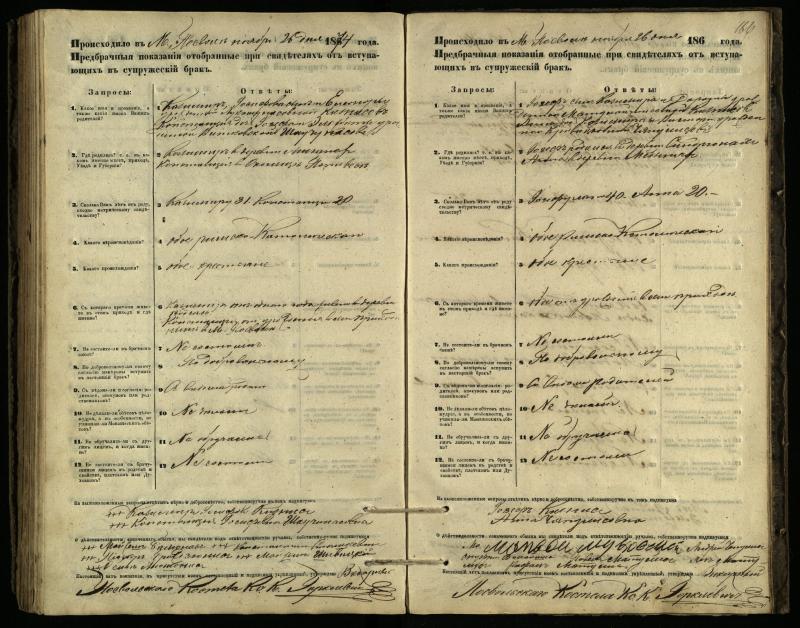 Pasvalio Romos katalikų parapijos bažnyčios 1866–1876 metų priešjungtuvinės apklausos knyga
