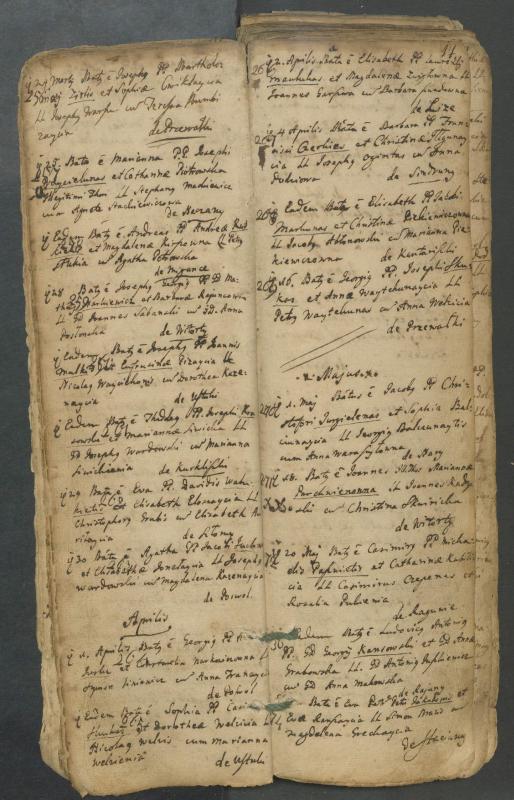Pasvalio Romos katalikų parapijos bažnyčios 1749–1772 metų krikšto metrikų knyga