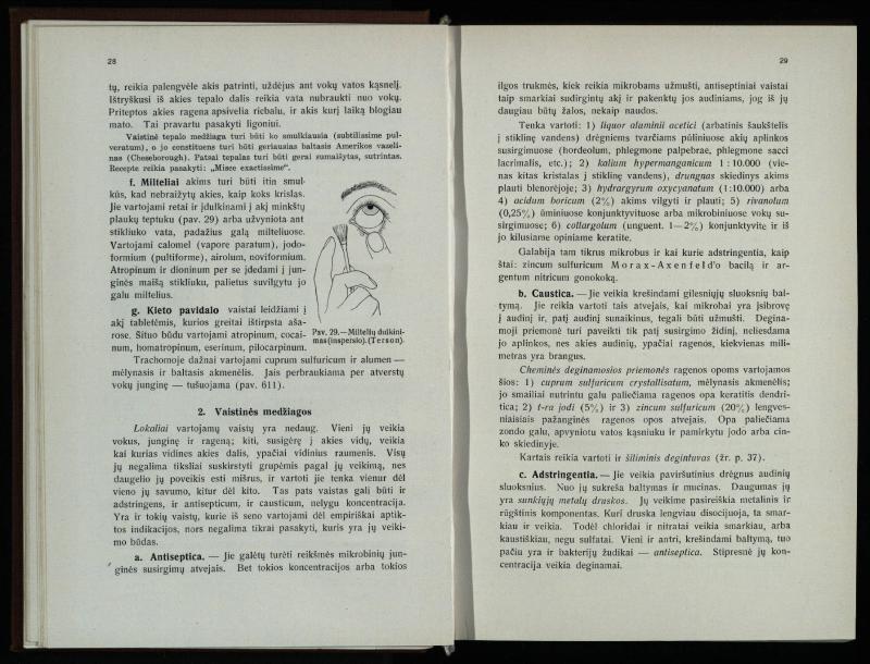 Akių ligų vadovas / Petras Avižonis. – Kaunas: Medicinos fakultetao leidinys, 1940. – VIII, 841, [2] p., 18 iliustr. lap.