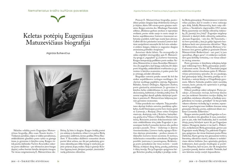 Šiaurietiški atsivėrimai : Pasvalio krašto istorijos ir kultūros žurnalas 2018, nr. 2 (45)