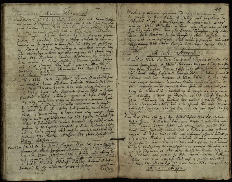 Saločių Romos katalikų parapijos bažnyčios 1819–1827 metų priešjungtuvinės apklausos knyga