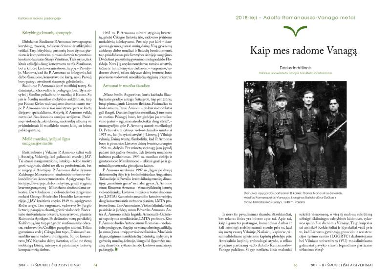 Šiaurietiški atsivėrimai : Pasvalio krašto istorijos ir kultūros žurnalas 2018, nr. 2 (45)