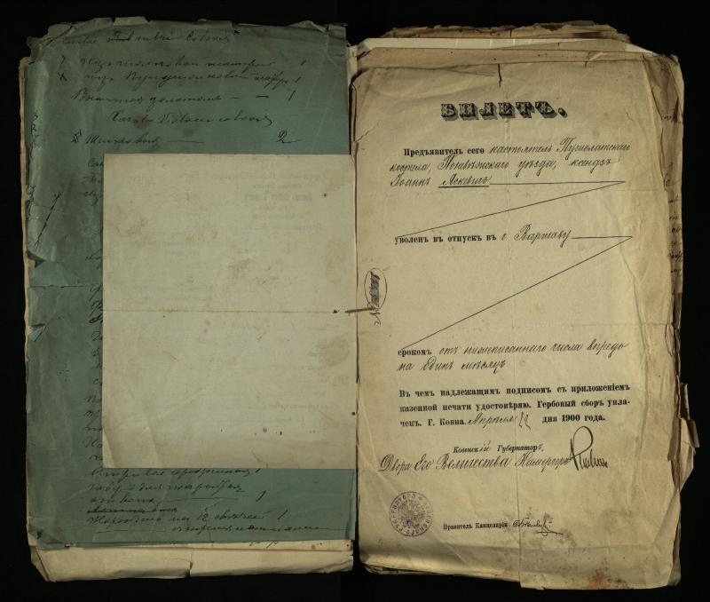 Pušaloto Romos katalikų parapijos bažnyčios 1884–1900 metų gaunamų raštų knyga