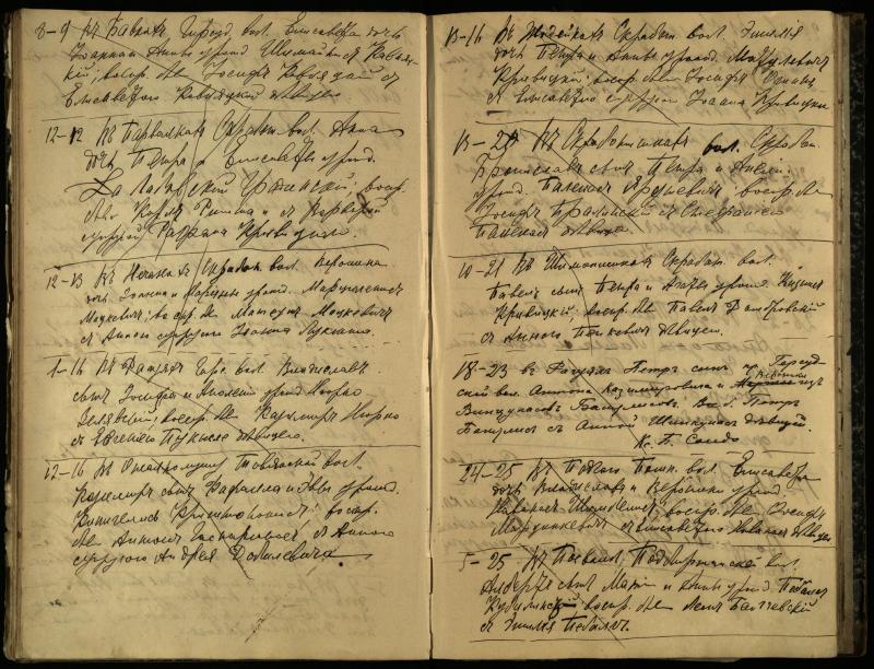 Pasvalio Romos katalikų parapijos bažnyčios 1909–1918 metų krikšto metrikų juodraštis