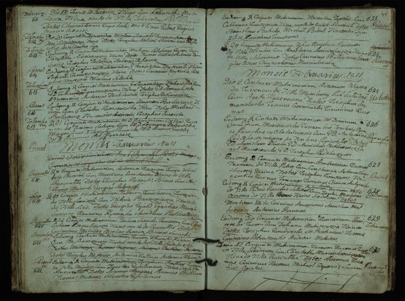 Pasvalio Romos katalikų parapijos bažnyčios 1793–1824 metų jungtuvių metrikų knyga