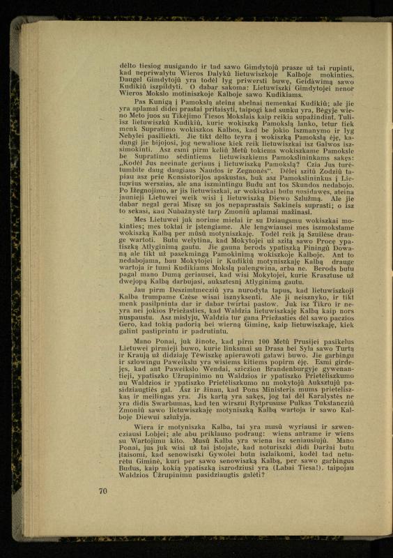 Mažosios Lietuvos mokyklos ir lietuvių kova dėl gimtosios kalbos / Ansas Bruožis; redagavo Vincas Vileišis. – Kaunas: Didž. ir Maž. Lietuvos kultūr. bendradarbiavimo s-gos Finansų m-jos tarnautojų skyriaus leidinys, 1935. – 94, [2] p.