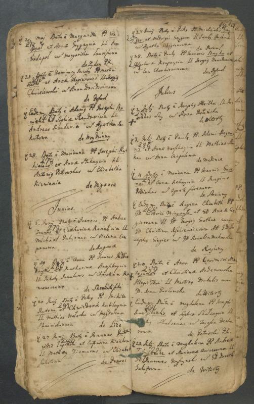 Pasvalio Romos katalikų parapijos bažnyčios 1749–1772 metų krikšto metrikų knyga