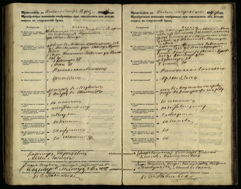 Pasvalio Romos katalikų parapijos bažnyčios 1866–1876 metų priešjungtuvinės apklausos knyga