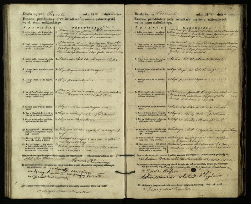 Pasvalio Romos katalikų parapijos bažnyčios 1849–1859 metų priešjungtuvinės apklausos knyga