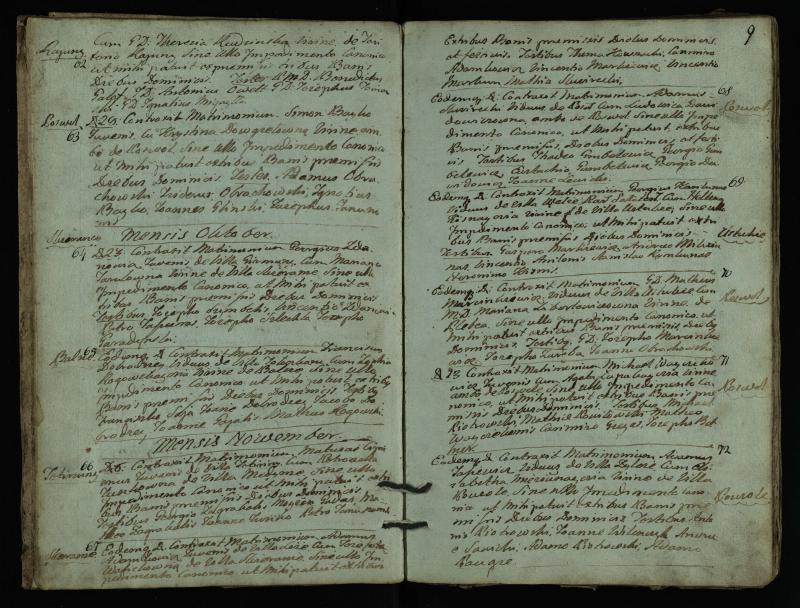 Pasvalio Romos katalikų parapijos bažnyčios 1793–1824 metų jungtuvių metrikų knyga